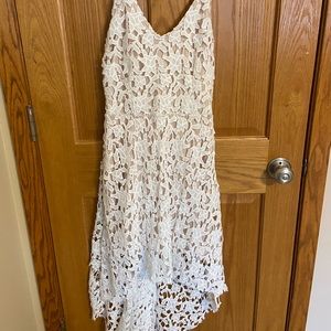 White lace dress, size small